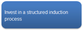 Invest in a structured induction process